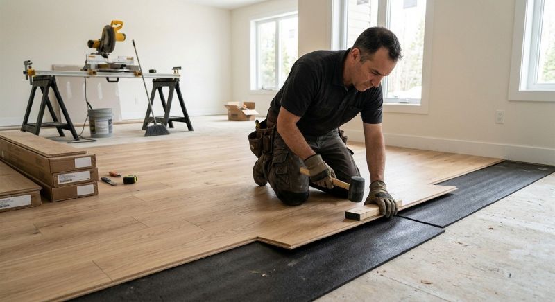 Engineered Wood Installation in Tiverton, RI