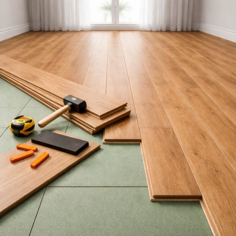 Laminate Floor Remodeling in Tiverton, RI
