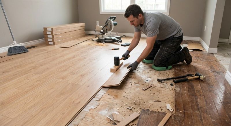Laminate Floor Replacement in Bristol, RI