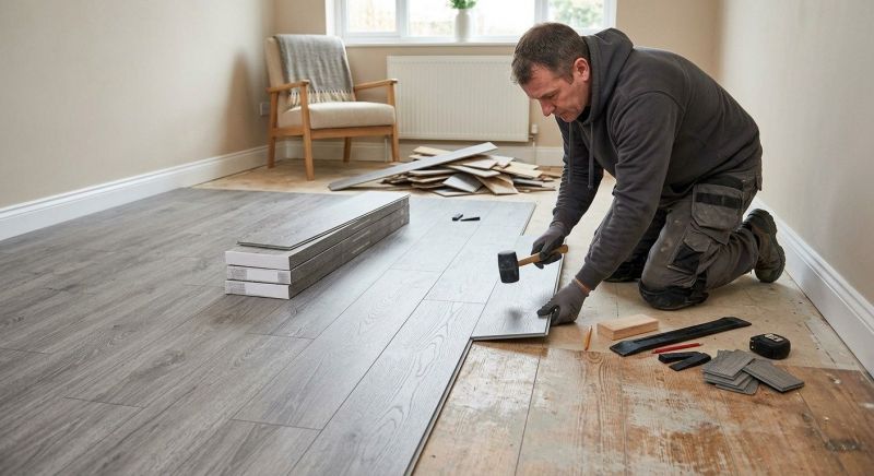 Laminate Floor Replacement in East Greenwich, RI