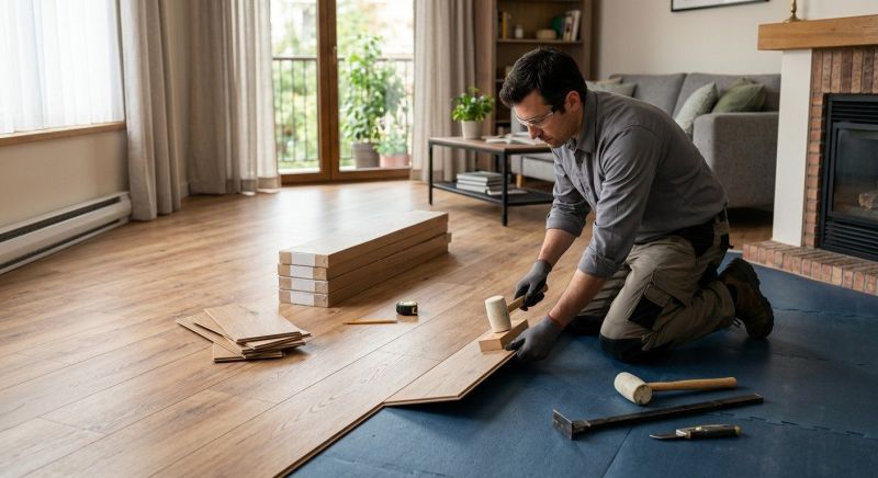 Laminate Floor Replacement in Rehoboth, MA