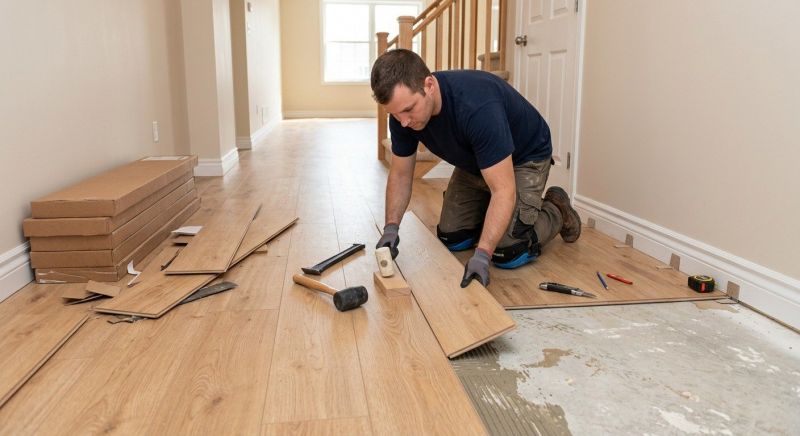 Laminate Floor Replacement in Westport, MA