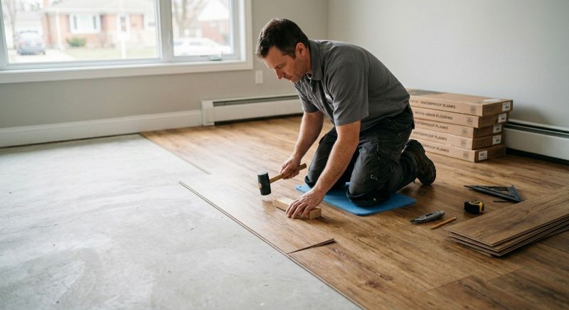 Linoleum Floor Installation in Fairhaven, MA