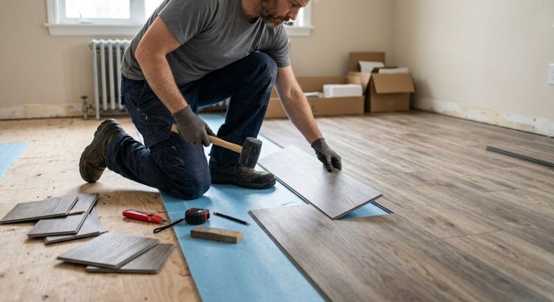 Linoleum Floor Installation in North Dartmouth, MA