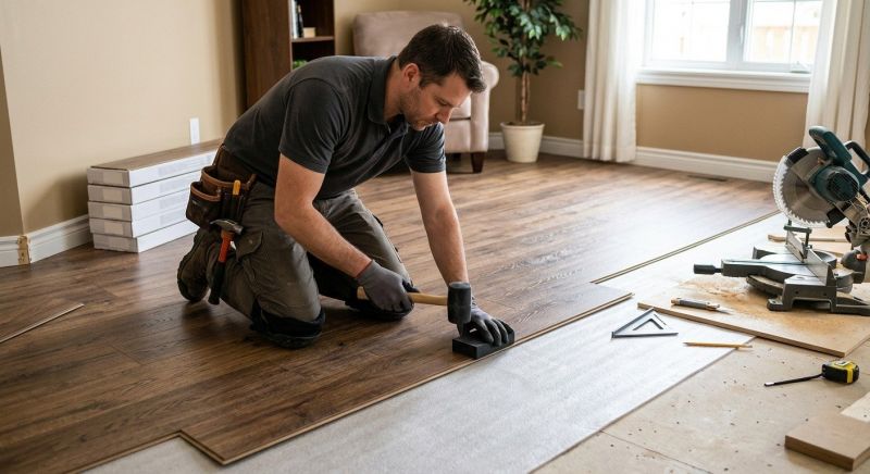 Plank Laminate Installation in Tiverton, RI