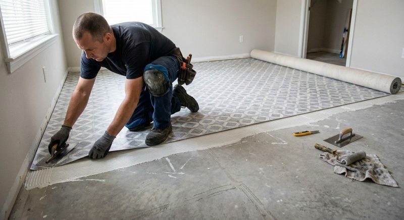 Sheet Flooring Installation in Coventry, RI