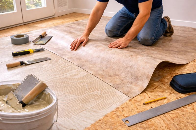 Sheet Flooring Installation in Little Compton, RI
