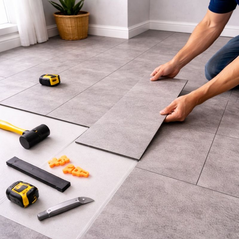 Vinyl Tile Installation in Tiverton, RI