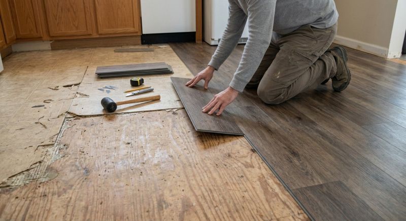 Vinyl Tile Replacement in Tiverton, RI